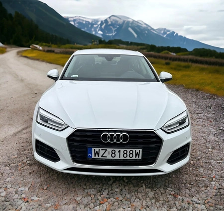 Audi A5 cena 89900 przebieg: 121000, rok produkcji 2018 z Czarna Woda małe 137